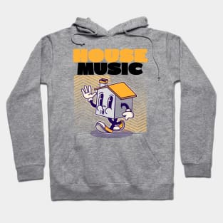 HOUSE MUSIC  - Character (Orange/Black) Hoodie